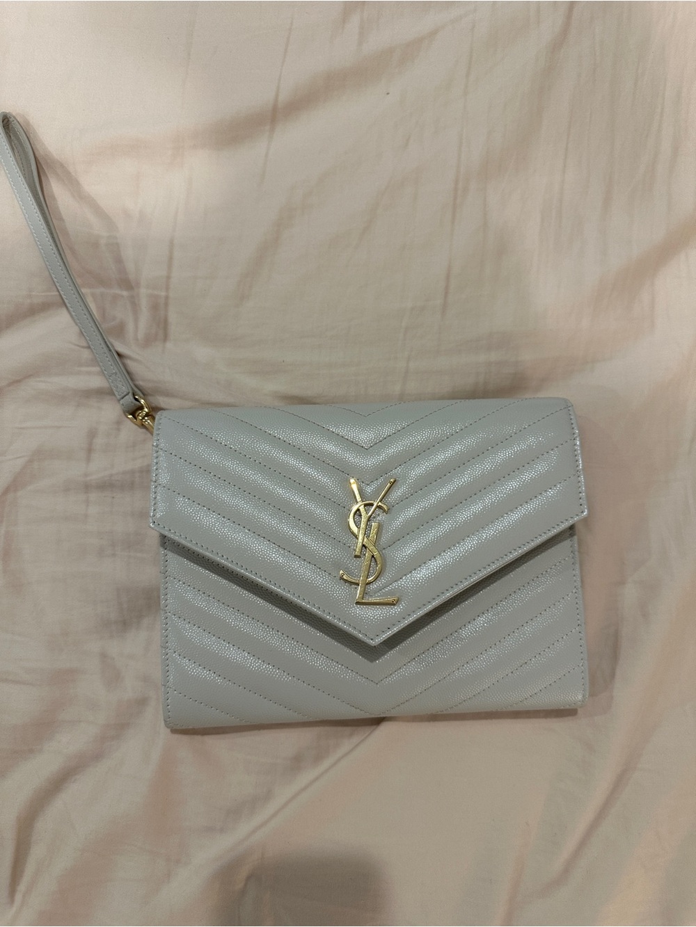 Saint Laurent Cassandre Matelassé Flap Pouch